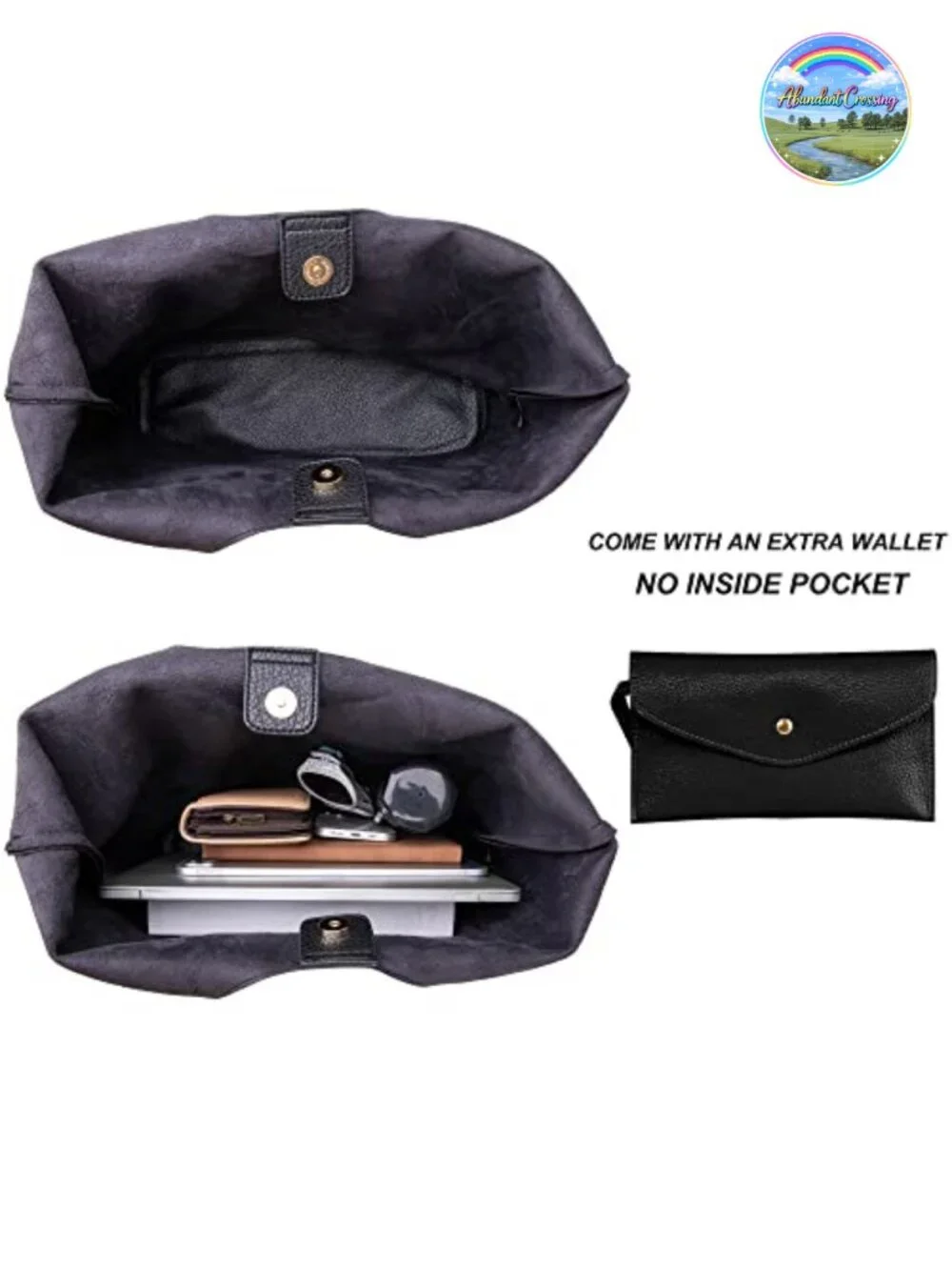 Slouchy Hobo Shoulder Bag Vegan Leather Tassel Handbag